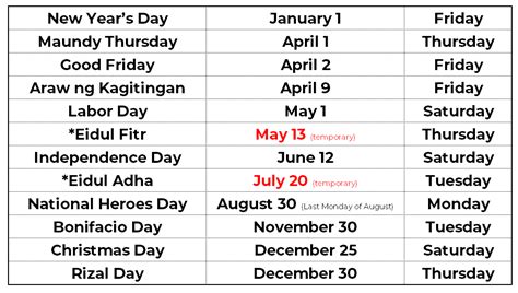 is holiday today in philippines